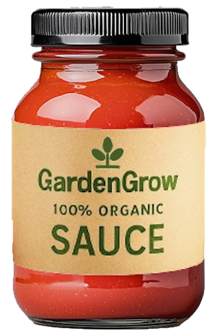 GardenGrow Organic Tomato Sauce